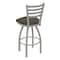 Holland Bar Stool Co 30" Swivel Bar Stool, Nickel Finish, Canter Earth Seat 41030AN006 - alternate 4